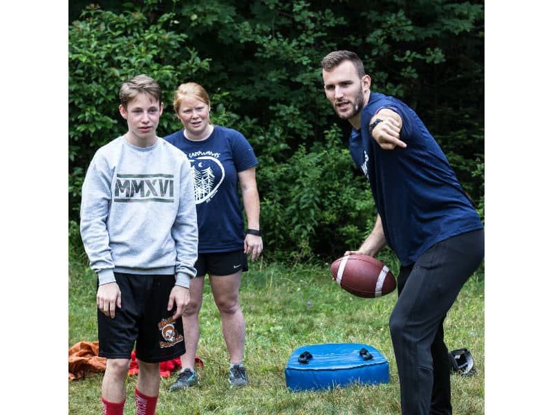 Le joueur des Alouettes Mikaël Charland n’a pas vu le temps passer
