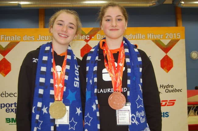 Gaëlle LeCunff de Val-David sur le podium