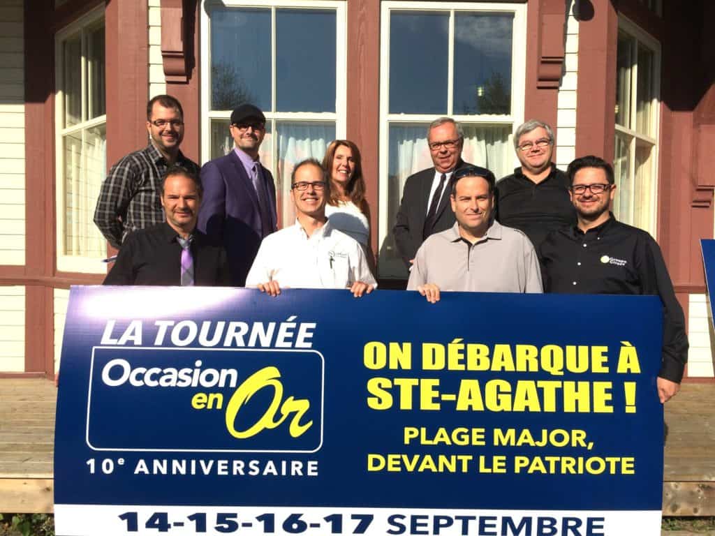 La Tournée Occasion en Or de retour à Sainte-Agathe