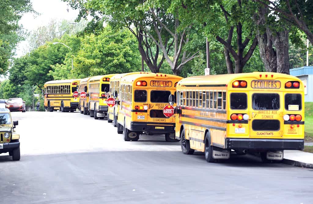 Un piéton heurté par un autobus scolaire