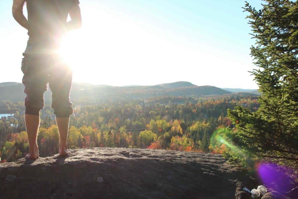 360 sur la rando au cœur des Laurentides!