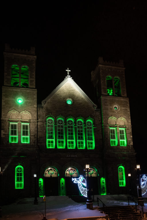 L’église de Ste-Agathe s’illumine