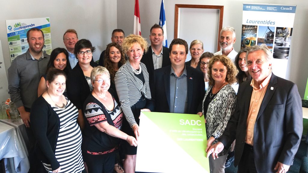 Plus de 1,2 M$ injectés sur le territoire de la SADC des Laurentides