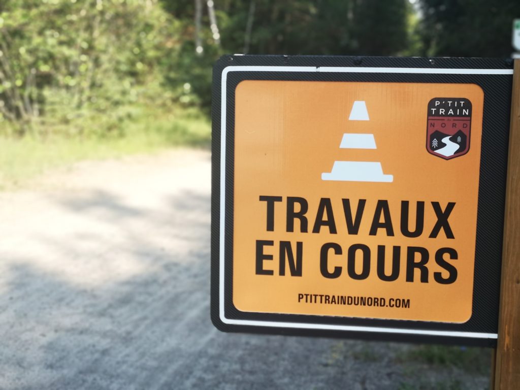 L’asphaltage du P’tit Train du Nord s’amorce à Val-Morin