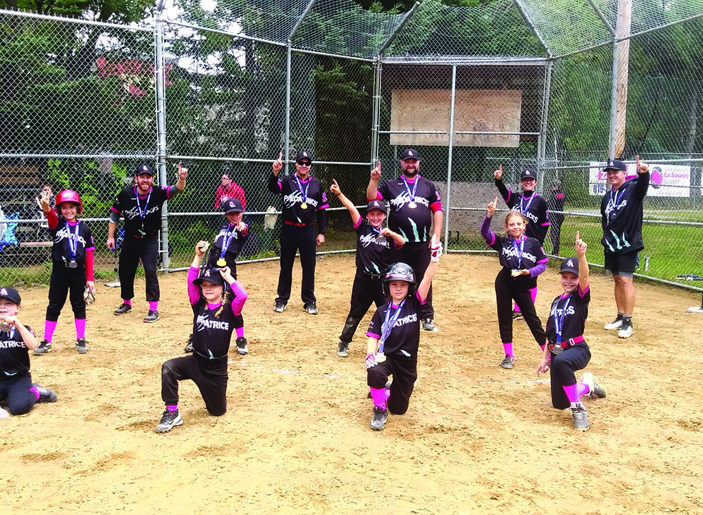Baseball Atome B: les Prédatrices championnes