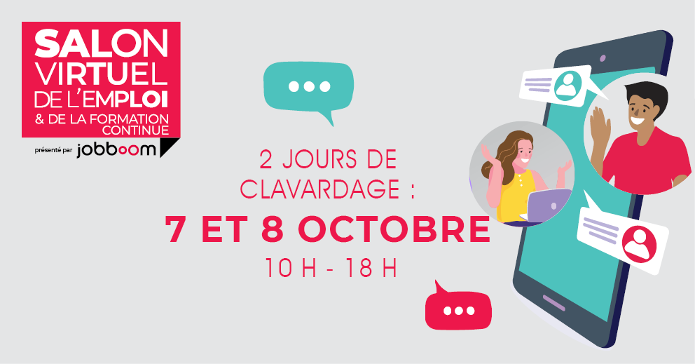 Trouvez votre nouvel emploi au Salon virtuel de l’emploi et de la formation continue!