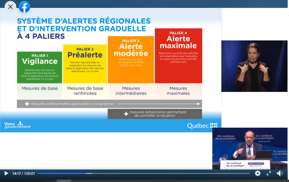 Québec met en place un système d’alertes et d’interventions régionales