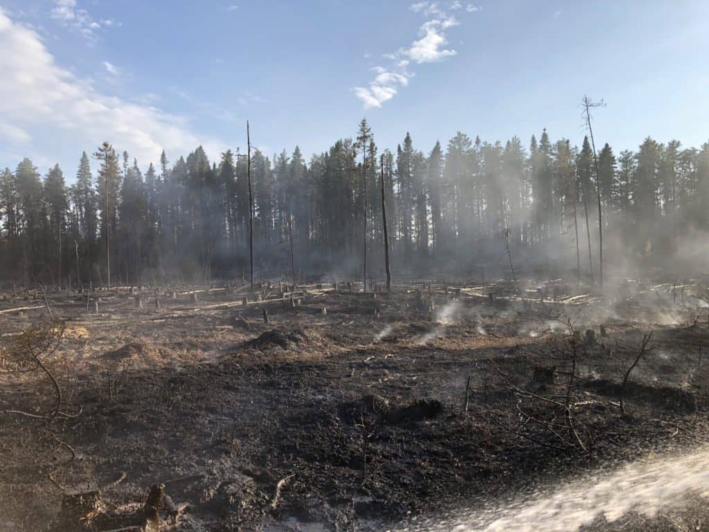 On diffuse déjà le danger d’incendie