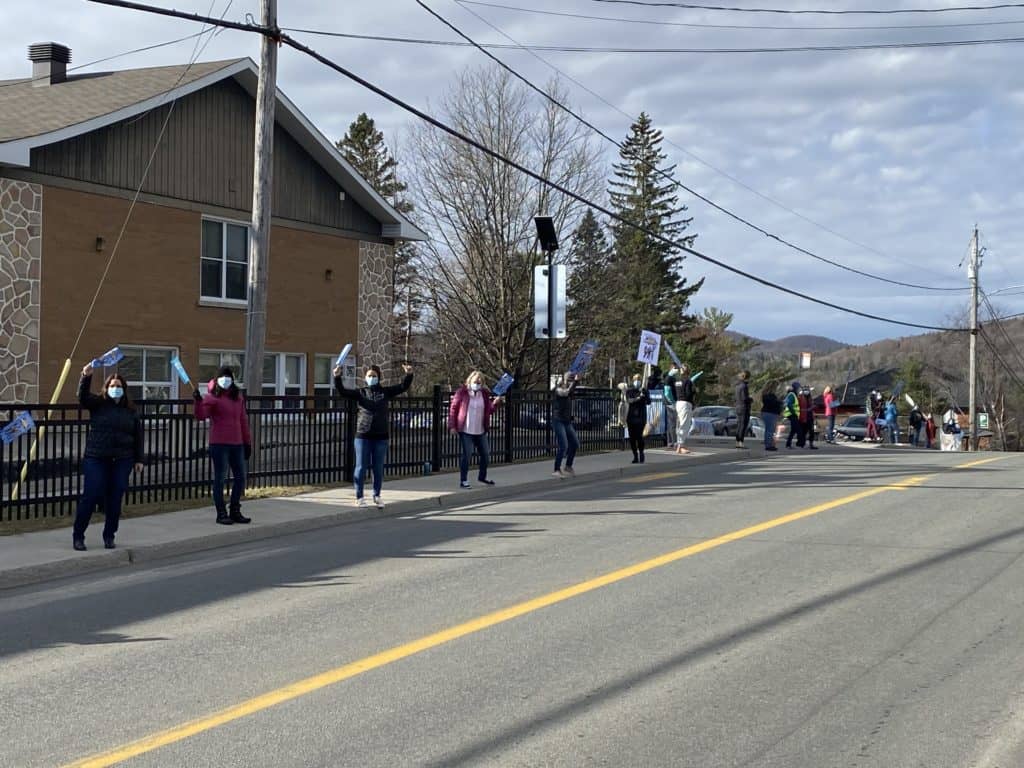 Grève matinale pour les enseignants