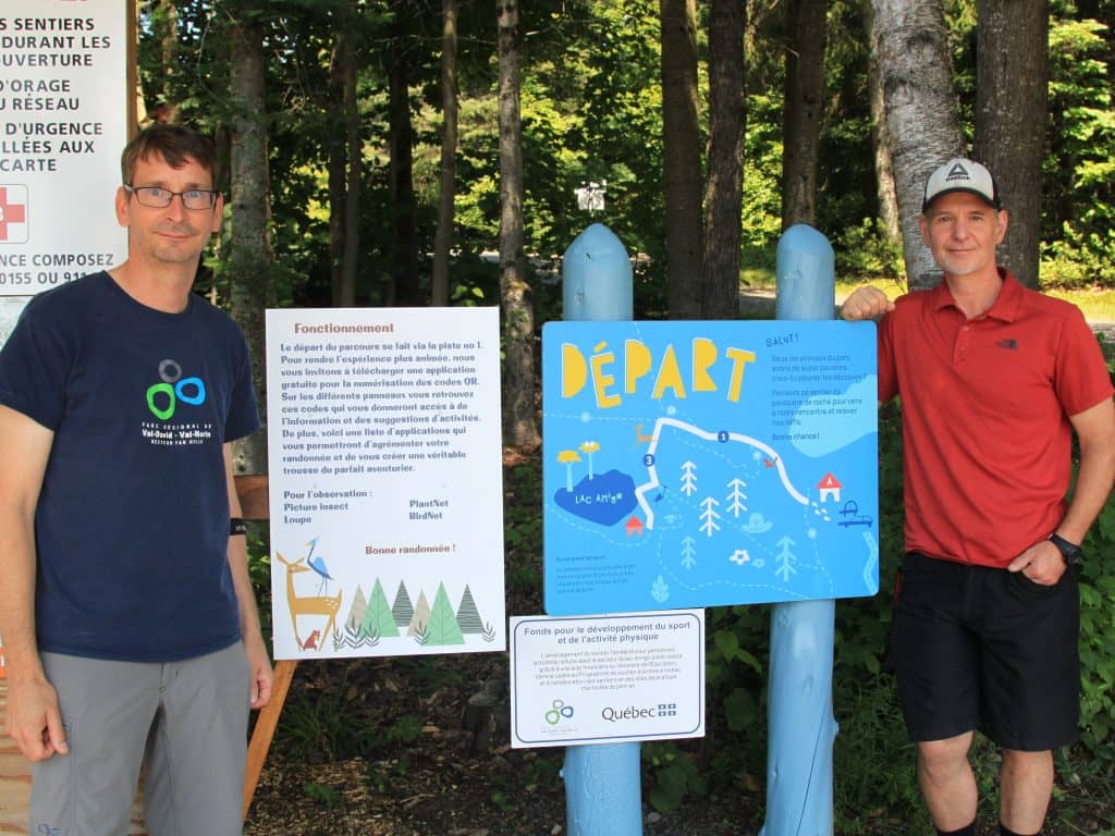 Sur les traces d’une histoire: un sentier éducatif à Val-Morin