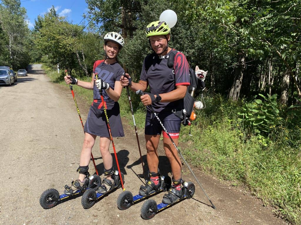 Connaissez-vous le ski à roulettes?