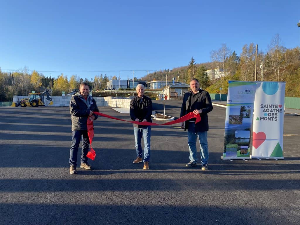Réouverture de l’écocentre régional à Sainte-Agathe