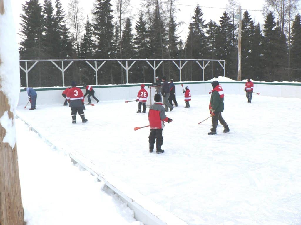 La fête sur la glace