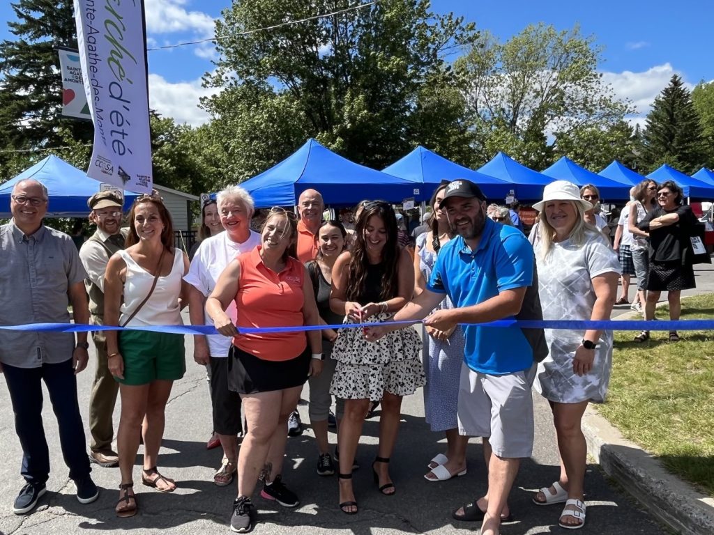 Un bon début pour le Marché d’été Sainte-Agathe-des-Monts