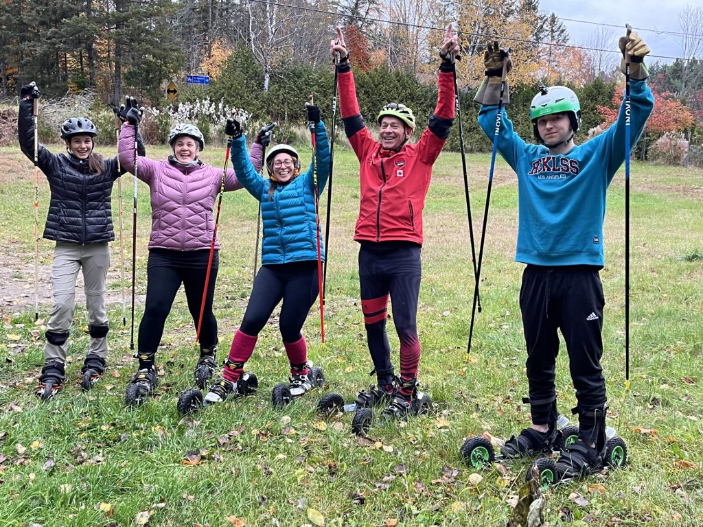 S’initier gratuitement au rollerski avec Phil Shaw