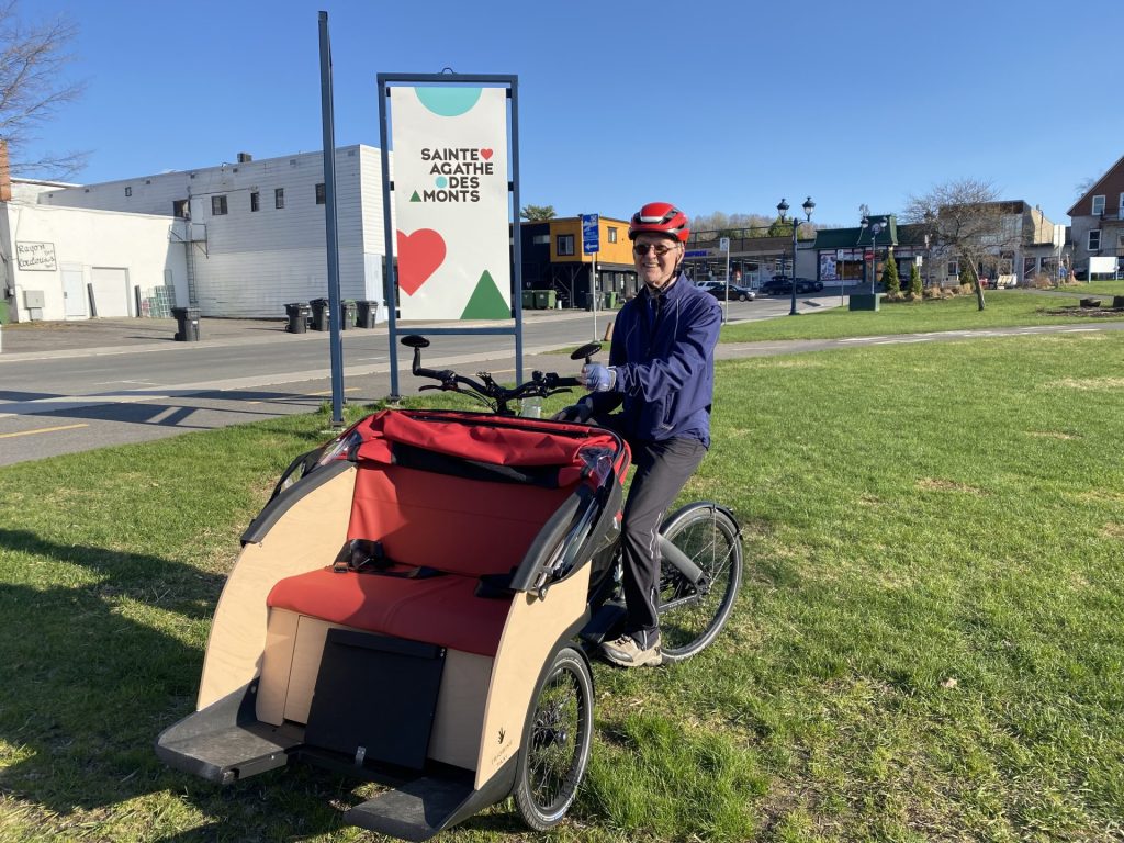 Des balades à vélos pour les aînés de Sainte-Agathe