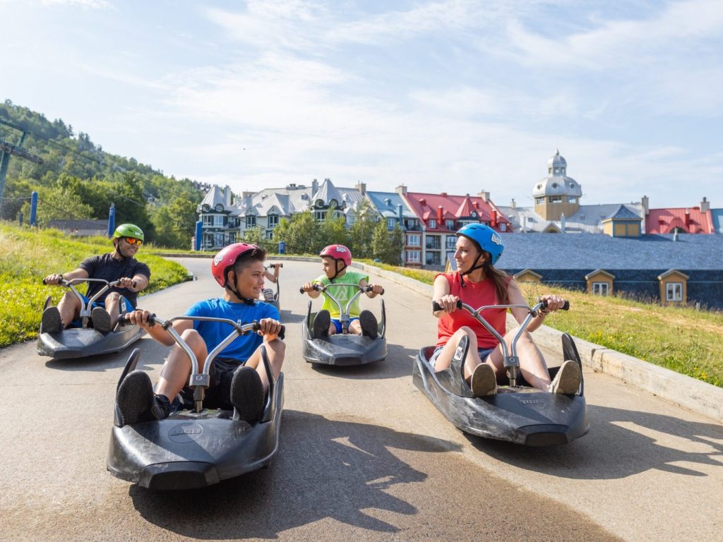 Vivez l’adrénaline de la luge sur roulette à Mont-Tremblant!