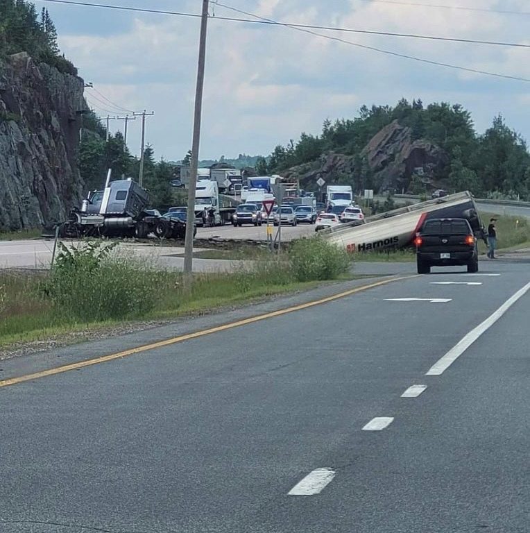 Une collision sur la 117 à la Conception cause des maux de tête