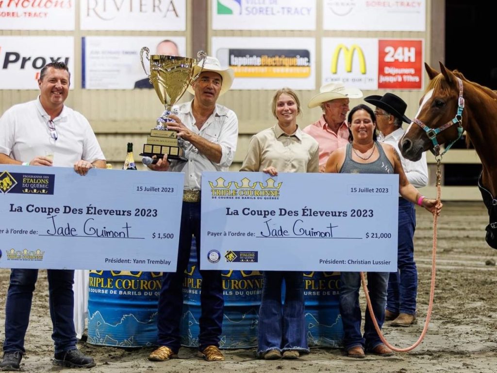 Une cavalière des Laurentides remporte la Coupe des Éleveurs