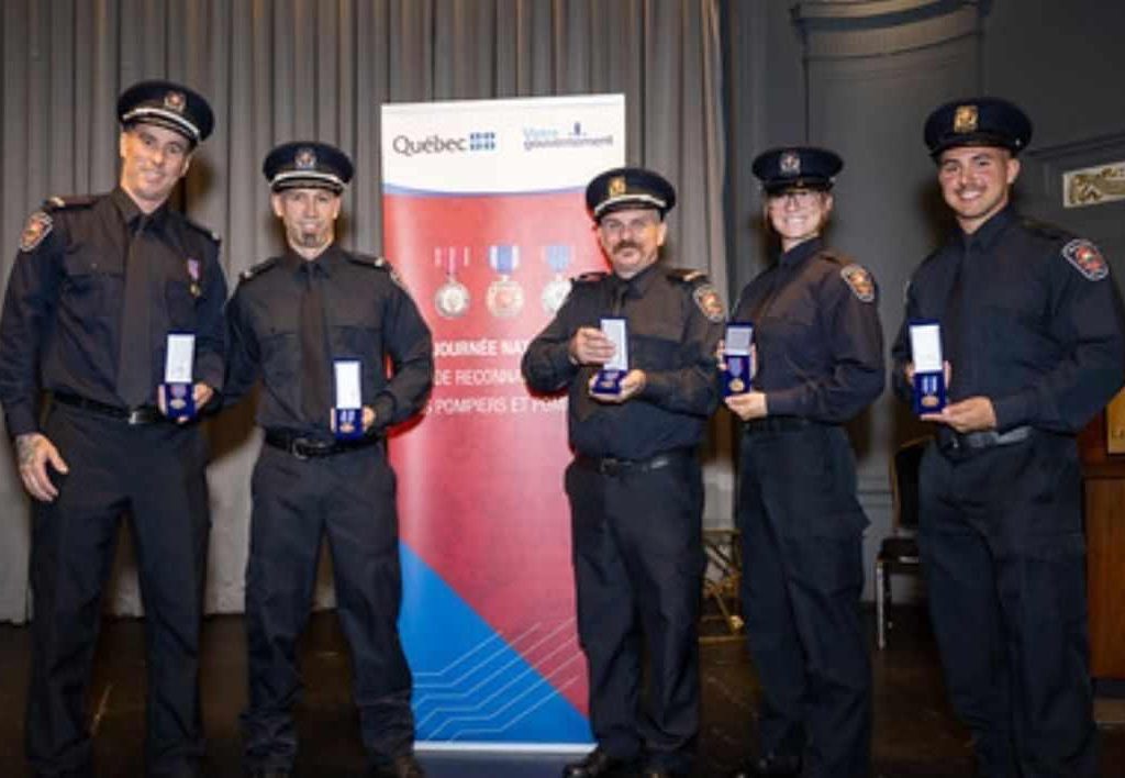 5 pompiers et pompière de Sainte-Agathe honorés