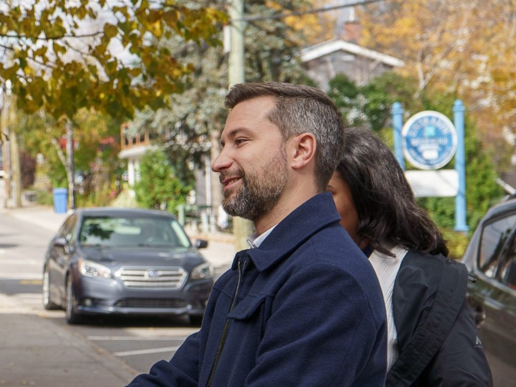 Gabriel Nadeau-Dubois de passage dans les Laurentides