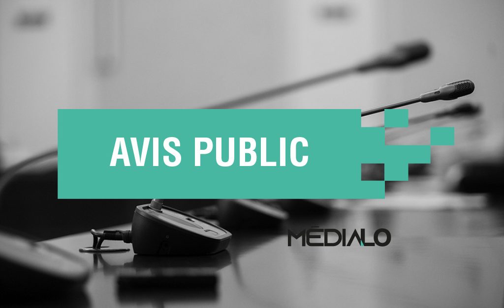 AVIS D’INTENTION  DE DISSOLUTION