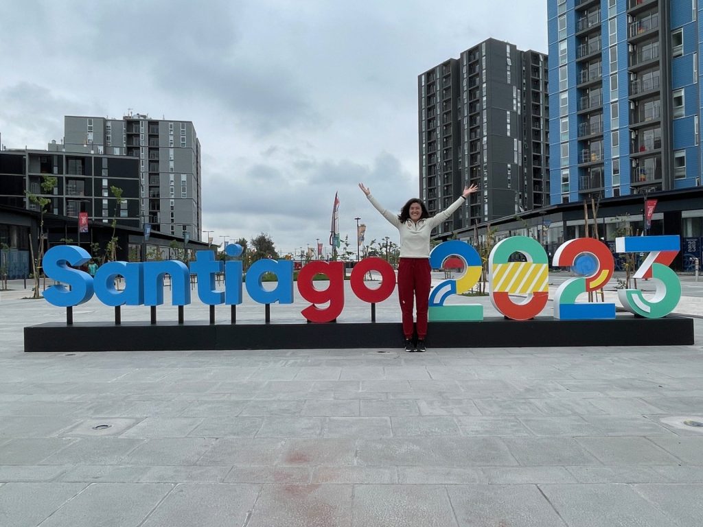 La thérapeute du sport Laurence Lafrenière aux Jeux parapanaméricains