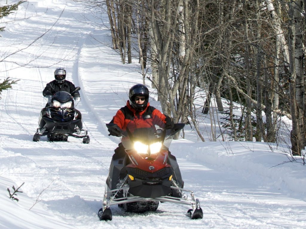 Le P’tit train du Nord maintenant ouvert aux motoneiges dans les Hautes-Laurentides