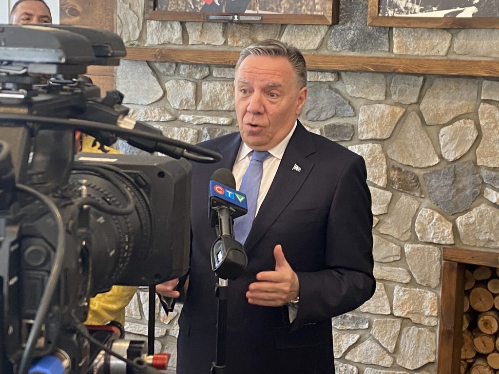 François Legault de passage à Morin-Heights