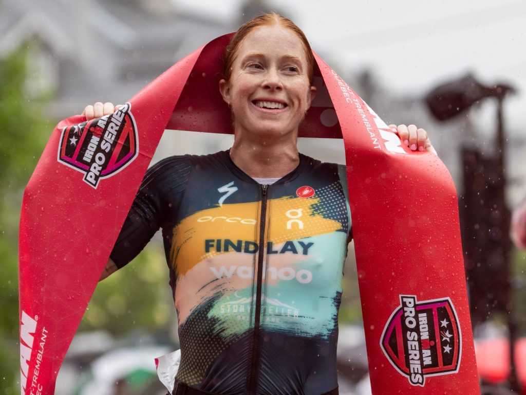 Sanders et Findlay brillent sous la pluie au triathlon Ironman 70.3 Mont-Tremblant