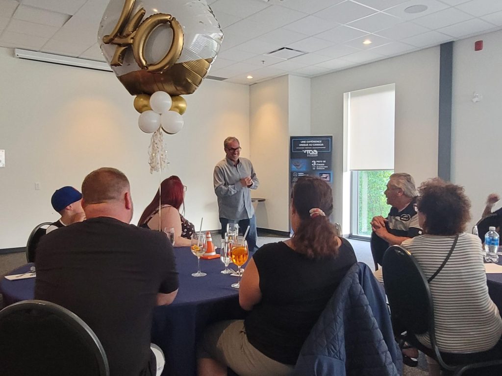 40 ans de service pour Benoit Charbonneau