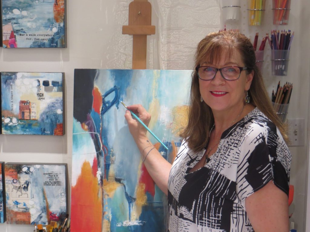 Une artiste agathoise expose à la Maison des Arts Saint-Faustin