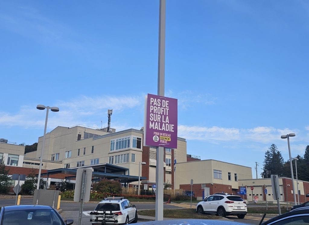 La CSN se mobilise dans les Laurentides pour le réseau de la santé