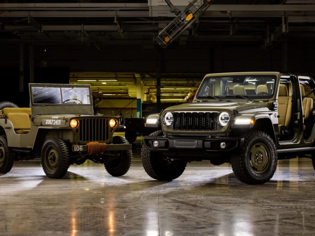 Une édition spéciale rétro aux allures militaires du Jeep Wrangler 4xe Willys 2025