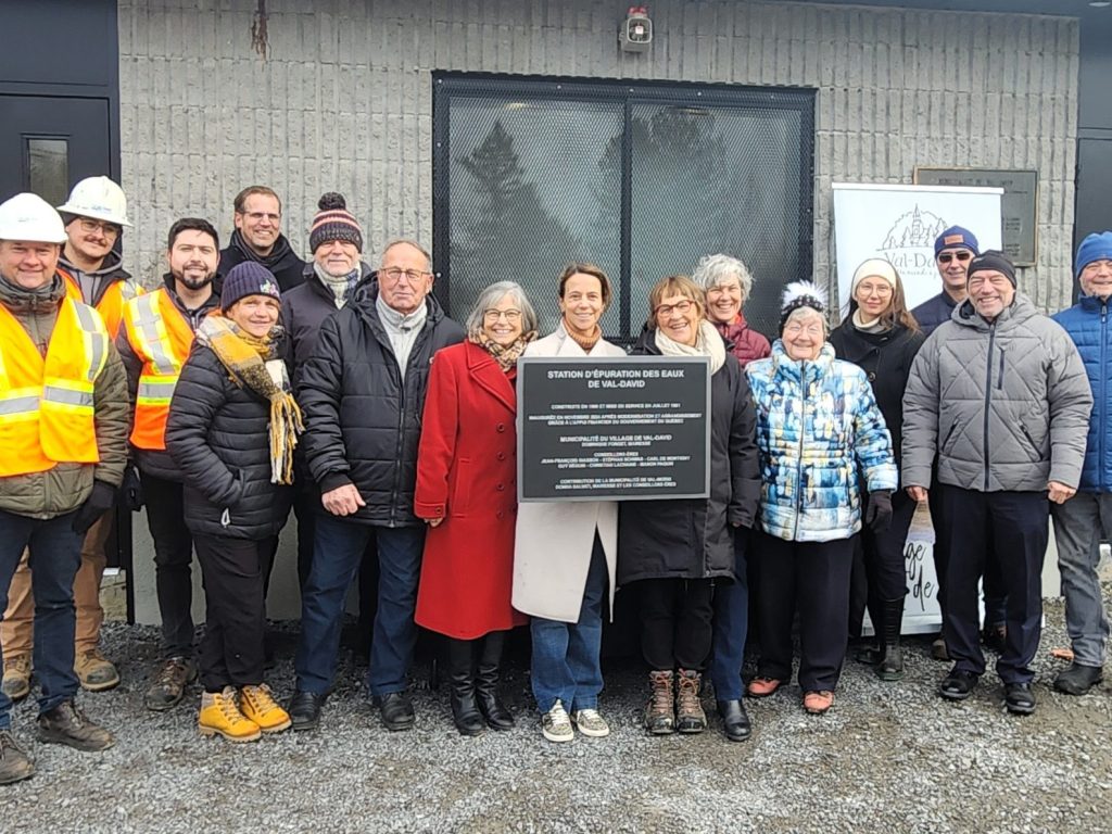 Inauguration du projet d’amélioration de la station d’épuration de Val-David