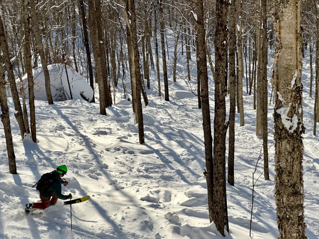 Une nouvelle piste de ski alpin hors-piste au Mont-Catherine