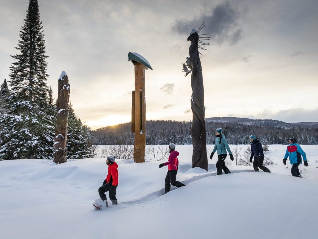 Les activités hivernales variées au parc national du Mont-Tremblant
