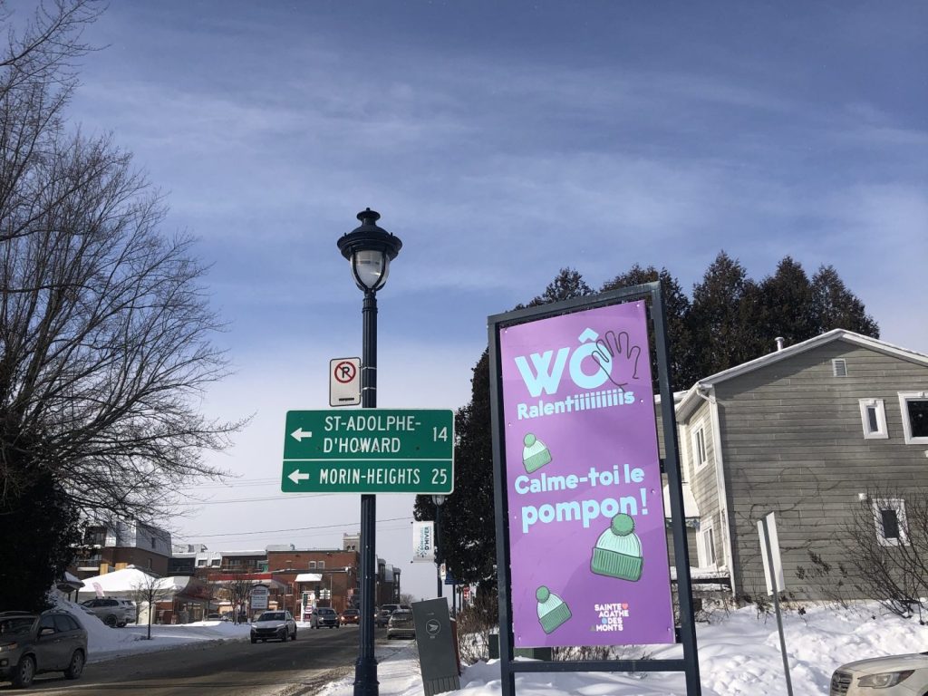 Sainte-Agathe lance une campagne pour sensibiliser à la vitesse