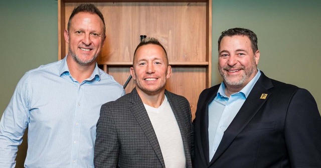 Georges Saint-Pierre en conférence à Sainte-Agathe