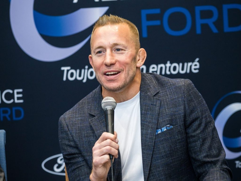 Georges Saint-Pierre à Sainte-Agathe